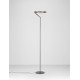 Touch Dimmable Foggy Nickel Aluminium LED 26 Watt 220-240 Volt 1149Lm 3000K IP20 D: 33 H: 168 cm 