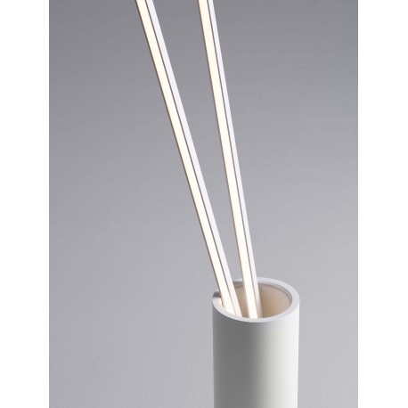 Dimmable Switch Matt White Aluminium LED 49 Watt 220-240Volt 3492Lm 3000K IP20 D: 22 H: 180,7 cm 