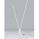 Dimmable Switch Matt White Aluminium LED 49 Watt 220-240Volt 3492Lm 3000K IP20 D: 22 H: 180,7 cm 