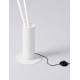Dimmable Switch Matt White Aluminium LED 49 Watt 220-240Volt 3492Lm 3000K IP20 D: 22 H: 180,7 cm 