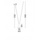 Dimmable Switch Matt White Aluminium LED 49 Watt 220-240Volt 3492Lm 3000K IP20 D: 22 H: 180,7 cm 