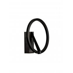 Sandy Black Aluminium LED 10 Watt 220-240 Volt 457Lm IP20 2700-3000-4000K CCT Dip Switch D: 22 H: 10 cm 