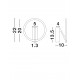 Sandy Black Aluminium LED 10 Watt 220-240 Volt 457Lm IP20 2700-3000-4000K CCT Dip Switch D: 22 H: 10 cm 