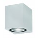 Aluminium White Glass Diffuser LED GU10 1x7 Watt 220-240 Volt IP54 Bulb Excluded Light Down L: 6.7 W: 8 H: 8 cm 