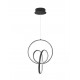 Pendant Lamp Dim Sand Black Steel&Alum&Sil L40 W39 H120 LED 43W 1895lm 3000K 