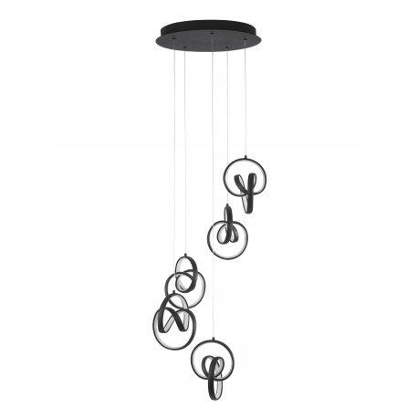 Pendant Lamp Dim Sand Black Steel&Alum&Sil D40 H120 LED 60W 2310lm 3000K 