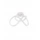 Ceiling Lamp Dim Sand White Steel&Alum&Sil L52 W52 H36 LED 60W 3013lm 3000K 