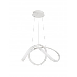 Pendant Lamp Dim Sand White Steel&Alum&Sil L52 W52 H120 LED 60W 5045lm 3000K 
