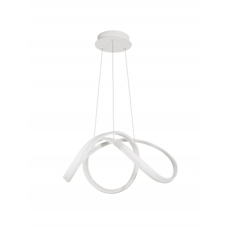 Pendant Lamp Dim Sand White Steel&Alum&Sil L52 W52 H120 LED 60W 5045lm 3000K 