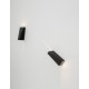 Anthracite Die-Casting Aluminium & Clear Glass LED 6 Watt 62Lm 3000K 200-240 Volt IP65 Light up & Down Beam Angle 40 O L: 9 W: 9