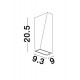 Anthracite Die-Casting Aluminium & Clear Glass LED 6 Watt 62Lm 3000K 200-240 Volt IP65 Light up & Down Beam Angle 40 O L: 9 W: 9
