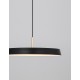 Matt Black Aluminium & Acrylic Black Fabric Wire LED 37 Watt 220-240 Volt 4275Lm 3000K IP20 D: 50 H: 130 cm 