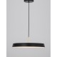 Matt Black Aluminium & Acrylic Black Fabric Wire LED 37 Watt 220-240 Volt 4275Lm 3000K IP20 D: 50 H: 130 cm 