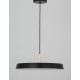 Matt Black Aluminium & Acrylic Black Fabric Wire LED 37 Watt 220-240 Volt 4275Lm 3000K IP20 D: 50 H: 130 cm 