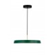 Matt Green Aluminium & Acrylic Black Fabric Wire LED 37 Watt 220-240 Volt 4275Lm 3000K IP20 D: 50 H: 130 cm 