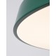Matt Green Aluminium & Acrylic Black Fabric Wire LED 37 Watt 220-240 Volt 4275Lm 3000K IP20 D: 50 H: 130 cm 
