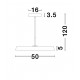 Matt Green Aluminium & Acrylic Black Fabric Wire LED 37 Watt 220-240 Volt 4275Lm 3000K IP20 D: 50 H: 130 cm 