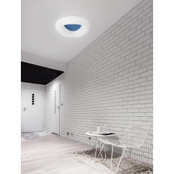 Ceiling lamp, Sandy white & Dark Blue, 38W, 3000K, D:45 