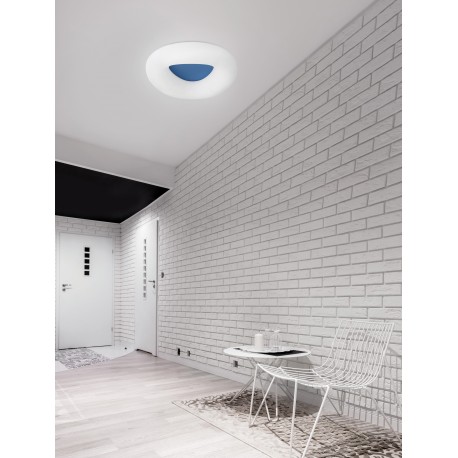 Ceiling lamp, Sandy white & Dark Blue, 38W, 3000K, D:45 