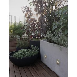 Grey Concrete IP65 L: 10 W: 1.7 H: 10 cm 