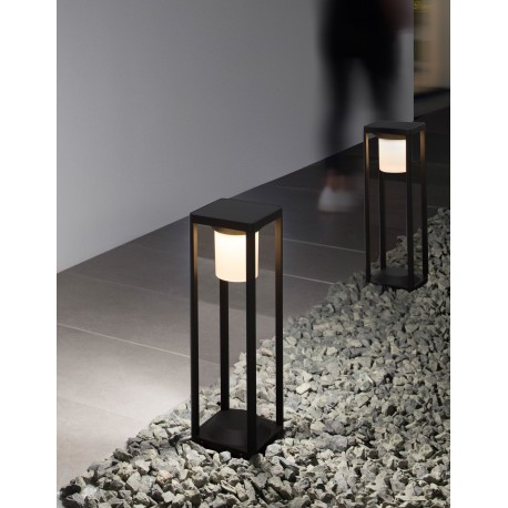 Anthracite Die-Casting Aluminium & Acrylic Diffuser LED 1.5 Watt 152Lm 3000K 3.7 Volt Beam Angle 125O IP65 Solar / Switch On/Off