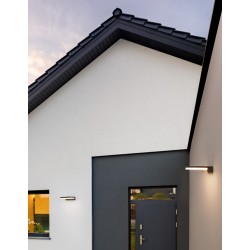 Anthracite Die-Casting Aluminium & Acrylic Diffuser LED 10 Watt 744Lm 3000K 200-240 Volt Beam Angle 113 O IP65 L: 18 W: 19 H: 5 