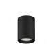 Black Aluminium Glass Diffuser LED 9 Watt 579Lm 3000K 100-240 Volt 50Hz Beam Angle 120o IP54 D: 8 H: 11 cm 