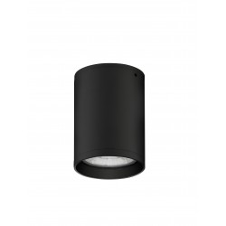 Black Aluminium Glass Diffuser LED 9 Watt 579Lm 3000K 100-240 Volt 50Hz Beam Angle 120o IP54 D: 8 H: 11 cm 