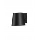 Black Aluminium Glass Diffuser LED GU10 1x7 Watt 220-240 Volt IP54 Bulb Excluded Light Down D: 10 W: 11 H: 9 cm 