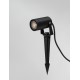 Black Aluminium & Clear Glass Honeycomb Antiglare Diffuser LED GU10 1x10 Watt 220-240 Volt Bulb Excluded IP54 D: 5.5 W: 9.5 H: 3