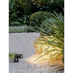 Black Aluminium & Clear Glass Honeycomb Antiglare Diffuser LED GU10 1x10 Watt 220-240 Volt Bulb Excluded IP54 D: 5.5 W: 9.5 H: 1