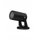 Black Aluminium & Clear Glass Honeycomb Antiglare Diffuser LED GU10 1x10 Watt 220-240 Volt Bulb Excluded IP54 D: 5.5 W: 9.5 H: 1