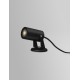 Black Aluminium & Clear Glass Honeycomb Antiglare Diffuser LED GU10 1x10 Watt 220-240 Volt Bulb Excluded IP54 D: 5.5 W: 9.5 H: 1