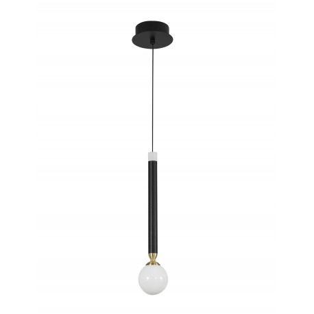 Pendant Light Black+Satin Golden LED5W 3000K D:12 H:120 