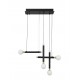 Pendant Light Black+Satin Golden LED20W 3000K L:45W:20H:120 