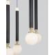 Pendant Light Black+Satin Golden LED50W 3000K L:70 W:22 H:120 