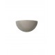 Wall lamp,IP65 Concr.& Concr.colour, Stainless steel&alum,LED,6W 