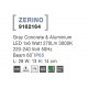 Wall lamp,IP65 Concr.& Concr.colour, Stainless steel&alum,LED,6W 