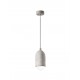 Gray Concrete Gray Fabric Wire E27 1x60W IP20 BulbExcl 10*18*120 