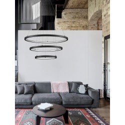 Pendant Lamp SMD Eaglerise TRIAC Driver 108W 3000K Black color 807+600+395*2000mm 120o IP20 