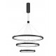 Pendant Lamp SMD Eaglerise TRIAC Driver 108W 3000K Black color 807+600+395*2000mm 120o IP20 