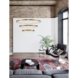 Pendant Lamp SMD Eaglerise TRIAC Driver 108W 3000K Bronze color 807+600+395*2000mm 120o IP20 