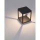 Anthracite Die-Casting Aluminium LED 8 Watt 440Lm 3000K 200-240 Volt 50Hz Beam Angle 108 O IP65 L: 18 W: 18 H: 23 cm 