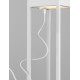 Sandy White Aluminium LED 4 Watt 3.7 Volt 223Lm 3000K IP54 Switch On/Off USB Wire L: 12 W: 12 H: 30 cm 