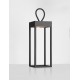 Sandy Black Aluminium LED 4 Watt 3.7 Volt 223Lm 3000K IP54 Switch On/Off USB Wire L: 12 W: 12 H: 30 cm 