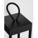 Sandy Black Aluminium LED 4 Watt 3.7 Volt 223Lm 3000K IP54 Switch On/Off USB Wire L: 12 W: 12 H: 30 cm 