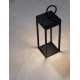 Sandy Black Aluminium LED 4 Watt 3.7 Volt 223Lm 3000K IP54 Switch On/Off USB Wire L: 12 W: 12 H: 30 cm 