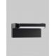 Sandy Black Aluminium LED 20 Watt 220-240 Volt 1261Lm 3000K IP54 L: 21 W: 10 H: 17 cm 