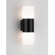 Sandy Black Aluminium LED 10 Watt 220-240 Volt 893Lm 3000K IP65 D: 10 H: 28 cm 