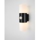 Sandy Black Aluminium LED 10 Watt 220-240 Volt 893Lm 3000K IP65 With Sensor D: 11.5 H: 28 cm 